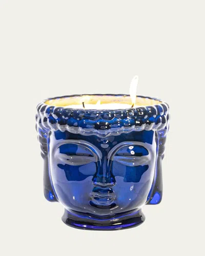 Thompson Ferrier 40 oz Caesonia Sapphire Blue Buddha Candle