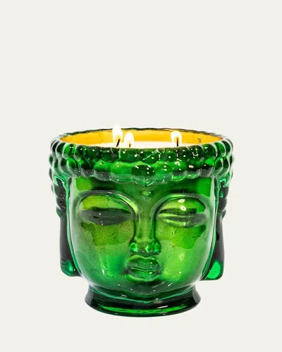Thompson Ferrier 40 oz Cleopatra Buddha Candle In Emerald Green