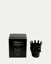 Thompson Ferrier Black Dants Skull Candle, 23.3 Oz. - Secret Sucre Scent In Black
