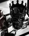 Thompson Ferrier Black Dants Skull Candle, 23.3 Oz. - Secret Sucre Scent In Black