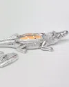 Thompson Ferrier Silvertone Grand Alligator Candle, 14 Oz. In Ivory Musk