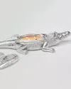 Thompson Ferrier Silvertone Grand Alligator Candle, 14 Oz. In Gray