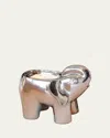 Thompson Ferrier Silvertone Grand Elephant Candle, 20 Oz. In Jasmine Lily