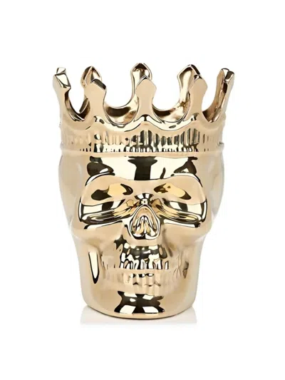 Thompson Ferrier Wood Charnel Gold Bonaparte Skull Candle