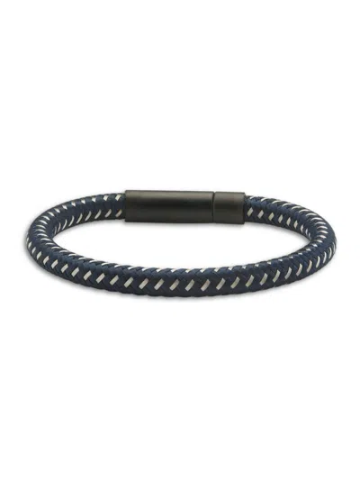 Thompson Of London Men's Stainless Steel Bracelet In Blue