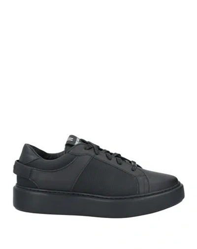 Thoms Nicoll Man Sneakers Black Size 6 Calfskin In Black