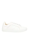 Thoms Nicoll Man Sneakers White Size 8 Calfskin