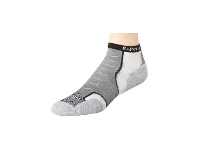 Thorlos Experia Low Cut Single Pair No Show Socks Shoes White/black: Xl (us Men's Shoe 12-14) In Multi