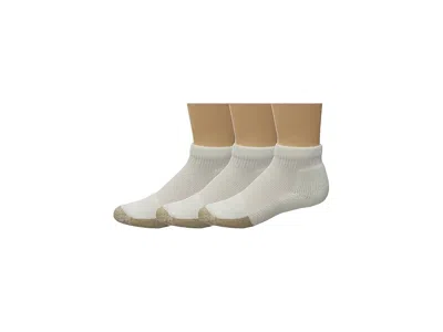 Thorlos Tennis Mini-crew Thick Cushion 3-pair Pack Quarter Length Socks Shoes White: Xl (men's Shoe 13-15)