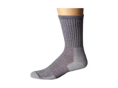 Thorlos Ultra Light Hiking Crew Single Pair Crew Cut Socks Shoes Quarry Grey: Lg (men's Shoe 9-12.5 - Women' In Purple