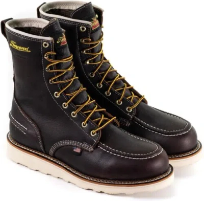 Pre-owned Thorogood 1957 Series 8” Waterproof Work Boots For Men - Full-grain Leather... In Briar Pitstop