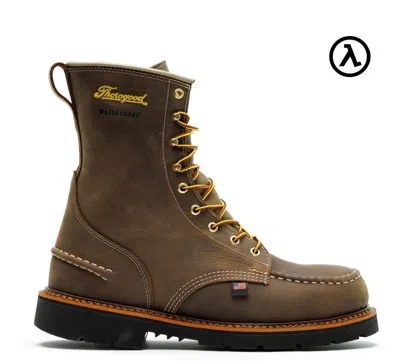 Pre-owned Thorogood 1957 Series Waterproof 8″ Crazyhorse Toe Maxwear90™ Boots 814-3890