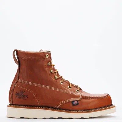 Pre-owned Thorogood 814-4200 6″ Tobacco Toe – Maxwear Wedge- Size 13d In Brown