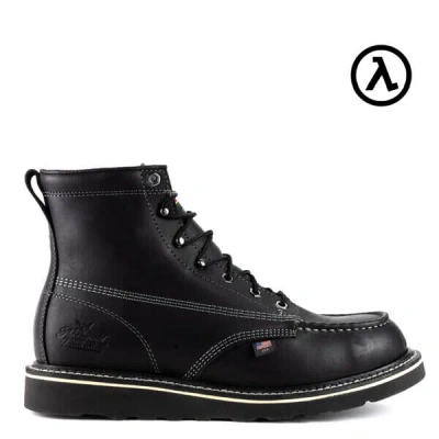 Pre-owned Thorogood American Heritage Midnight Series 6″ Black Toe 814-6206 - All Size