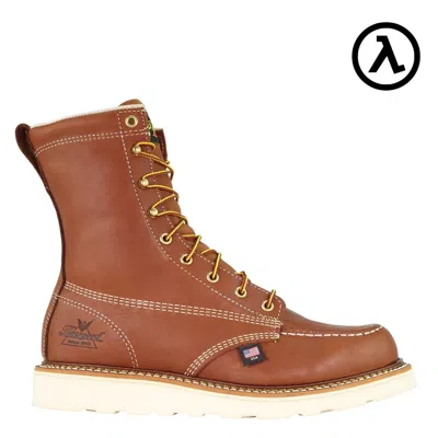 Pre-owned Thorogood American Heritage Moc-toe Wedge 8" Work Boots 814-4201 - All Sizes In Brown