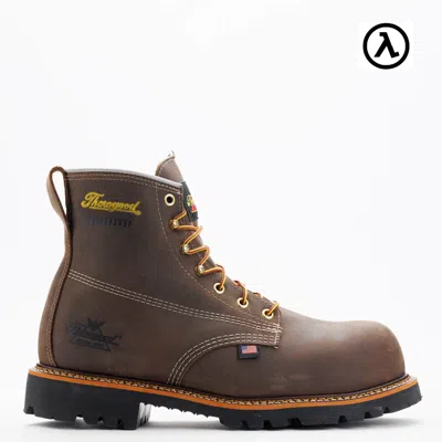 Pre-owned Thorogood American Legacy Series Waterproof 6” Crazyhorse Nano Toe Boot 804-4148 In Crazy Horse