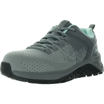 Thorogood Ast Low Womens Slip Resistant Knit Work & Safety Shoes In Blue