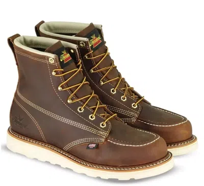 Pre-owned Thorogood Boots Soft Toe American Heritage Iron Worker 814-4203 All Sizes In Brown
