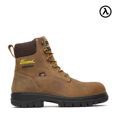 Pre-owned Thorogood Genesis Series 6″ Chestnut Nano Safety Toe Waterproof Boot 804-4149 In Brown