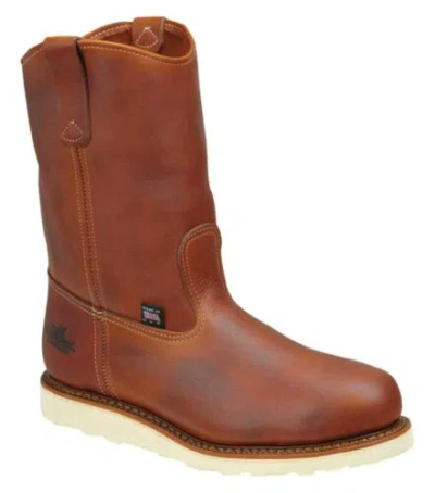Pre-owned Thorogood Men's American Heritage 814-4208 Wellington Boot In Brown