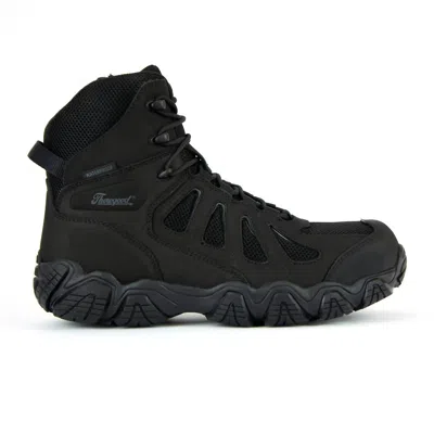 THOROGOOD MEN'S CROSSTREX SERIES 6" HIKER WATERPROOF SOFT TOE WORK BOOT IN BLACK