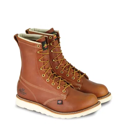 Pre-owned Thorogood Men's  8" Soft Toe American Heritage 814-4364 In Brown