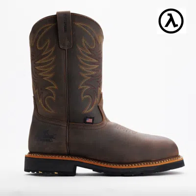 Pre-owned Thorogood Western Work Waterproof Crazy Horse 11″ Safety Toe Boots 804-4337 -new