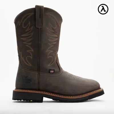 Pre-owned Thorogood Western Work Waterproof Crazy Horse 11″ Work Boots 814-4337 -