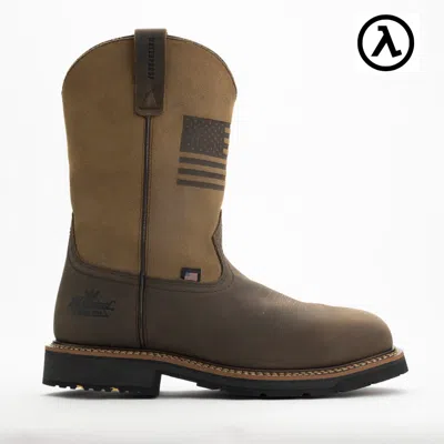 Pre-owned Thorogood Western Work Waterproof Crazy Horse/tan 11″ Safety Toe Boots 804-4338