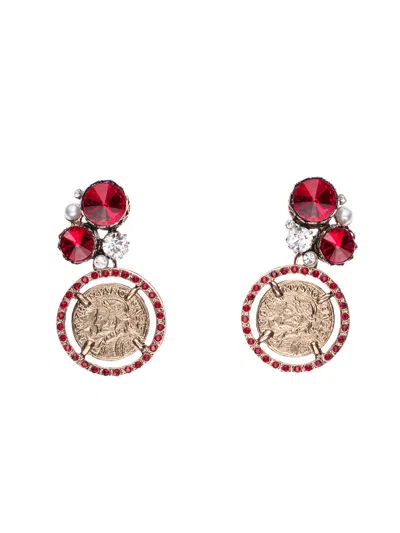 Thot Brass Earrings