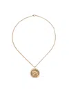 Thot Brass Necklace Accessories In Gold