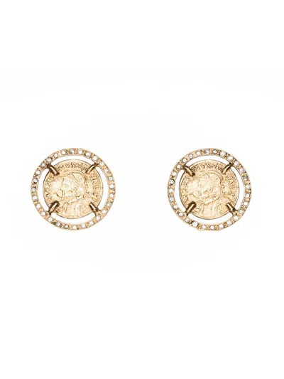 Thot Gioielli Brass Earrings Accessories In Grey