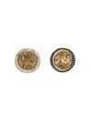 Thot Gioielli Brass Earrings Accessories In Grey