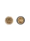 Thot Gioielli Brass Earrings Accessories In Grey