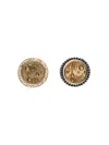 Thot Gioielli Brass Earrings Accessories In Grey