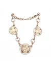 Thot Gioielli Brass Necklace Accessories In Gold