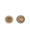 Thot Gioielli Brass Earrings Accessories In Grey