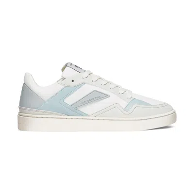 Thousand Fell Women's Court Retro Stone Sneaker In Starlight In White