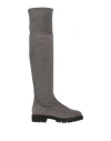 Thousands Woman Boot Grey Size 8 Leather In Grey