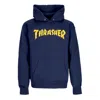 Thrasher Burn It Down Men's Hoodie Navy In Navy