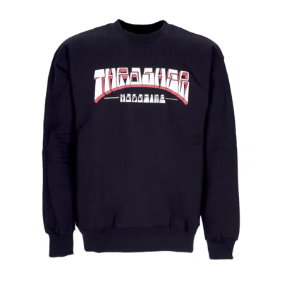 Thrasher Men's Crewneck Sweatshirt Signatures Crewneck Black/white/red
