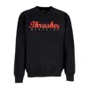 Thrasher Men's Script Crewneck Sweatshirt Black In Black