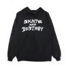 Thrasher Men's Skate & Destroy Hoodie Black/white In Black/white