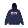 Thrasher Men's Skatemag Hood Navy/white In Navy/bianco
