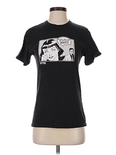 Pre-owned Thrasher Short Sleeve T-shirt In Black