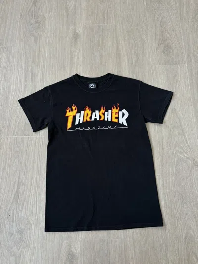 Pre-owned Thrasher T Shirt Y2k In Black