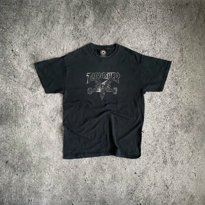 Pre-owned Thrasher X Vintage Trasher Vintage T-shirt Size M In Black