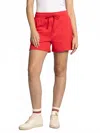 Thread & Cloth Lochlyn Athletic Shorts In Coral Red In Red