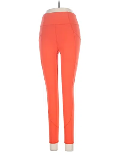 Pre-owned Thread & Supply Active Pants In Orange