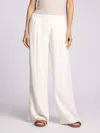 Thread & Supply Anastasia Linen Blend Wide Leg Pants In White